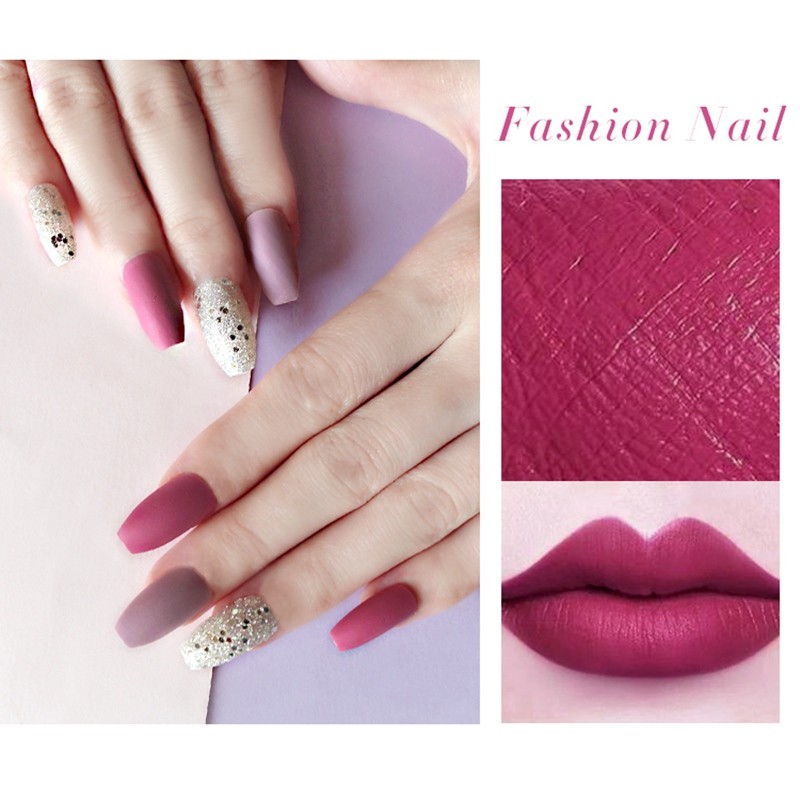 Newair Fashion Nails Coffin Nails Shapes With Patterns
