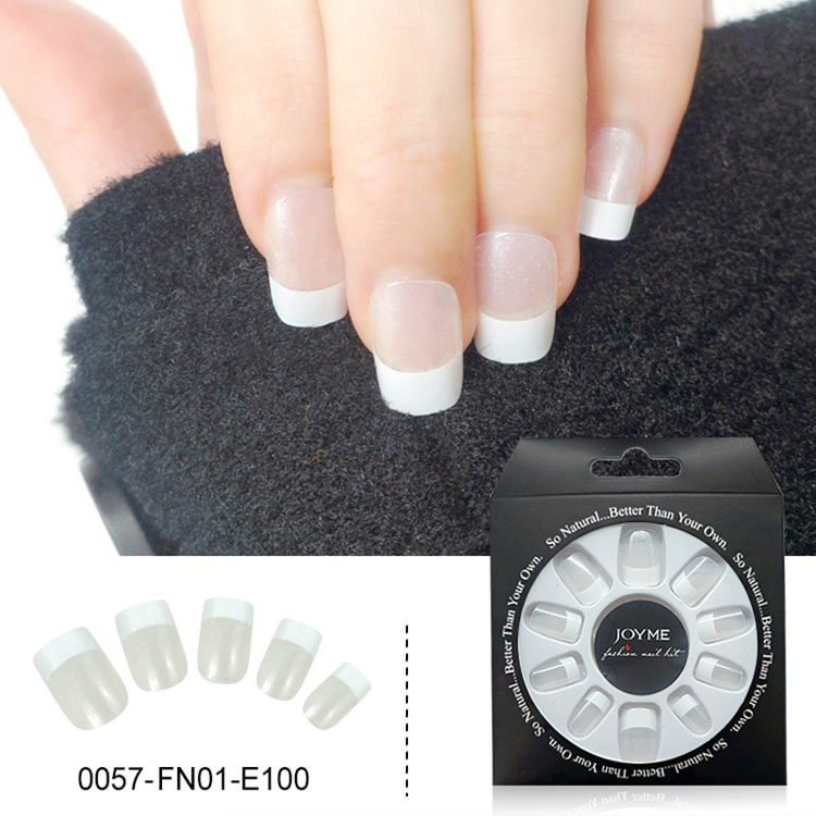 French Design Wholesale False Nail Press On Nail Tips Fake Nails 24PCS