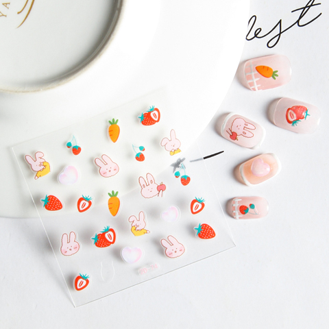 Cute Kids Nail Stickers Little Girls